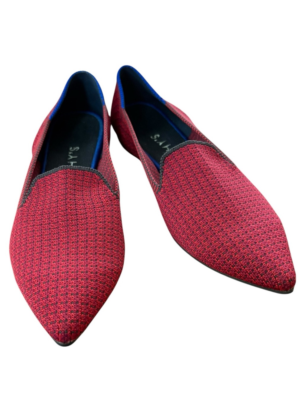 RARE Rothy’s The Point Loafer in Scarlet Tweed - Size 8.5 EUC